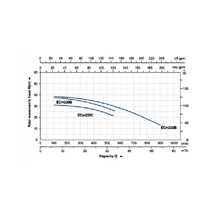 chart Aquastrong Centrifugal Jacuzzi Jet Pump ECM-220C