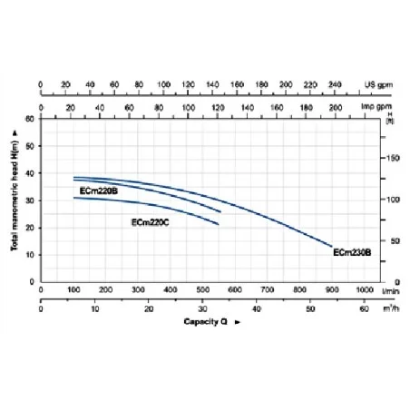 chart Aquastrong Centrifugal Jacuzzi Jet Pump ECM-220C