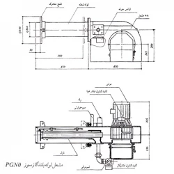 مشعل غاز ایران رادیاتور نموذج JGN80/0 