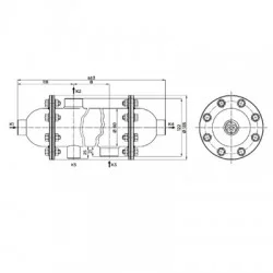 مبدل حرارتی پوسته و لوله فلنجی فلکسینوکس Flexinox