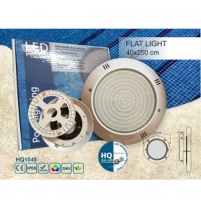 چراغ LED روکار با قاب پلاستیکی HQPOOL مدل Flat-HQ1045