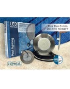 چراغ LED روکار با قاب پلاستیکی HQPOOL مدل Ultra Flat-HQ1090