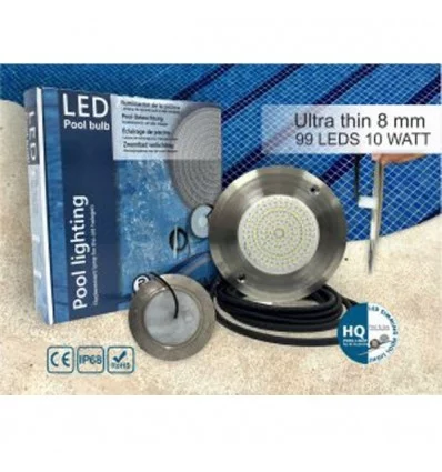 چراغ LED روکار با قاب پلاستیکی HQPOOL مدل Ultra Flat-HQ1090