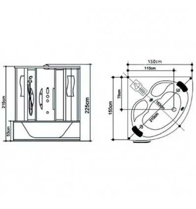 Zarrinab Steam Apartment Sauna Model Venice