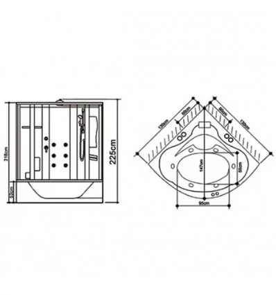 Zarrinab Steam Apartment Sauna Model Shanghai 