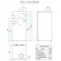 Chauffagekar gaseous Floor-standing short package model P5 with heat exchanger