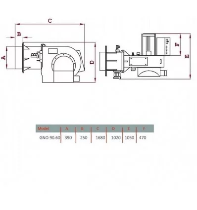 GarmIran Gasoline Boiler Burner GNO 90/60