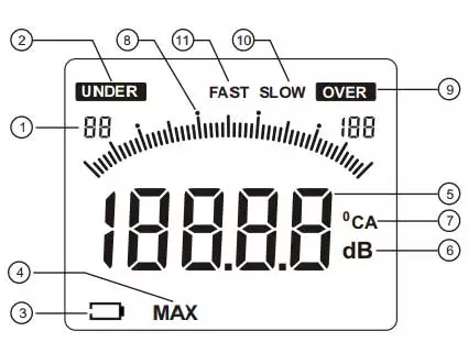 Benetech digital sound meter GM1358 - 2