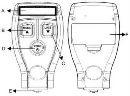 Benetech digital ultrasonic thickness gauge GM211 - 1