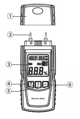 ویژگی های رطوبت سنج چوب و کاغذ دیجیتال بنتک مدل GM610