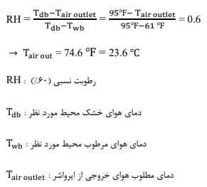 محاسبه ظرفیت ایرواشر Class 4