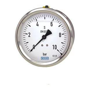 Wika horizontal oil manometer 10 cm plate 213.53