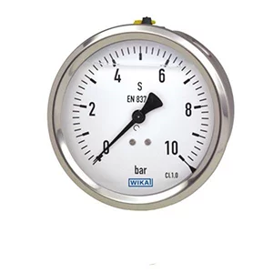 Wika Manometer Oily Horizontal Plate 6 cm Model 213.53