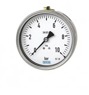 Wika Full Steel Horizontal Manometer 10 cm Plate 232.50