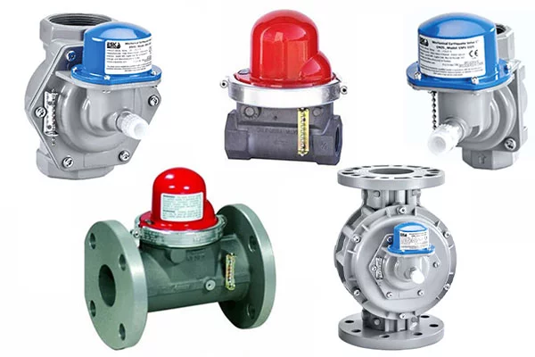 Types of valves sensitive to earthquakes