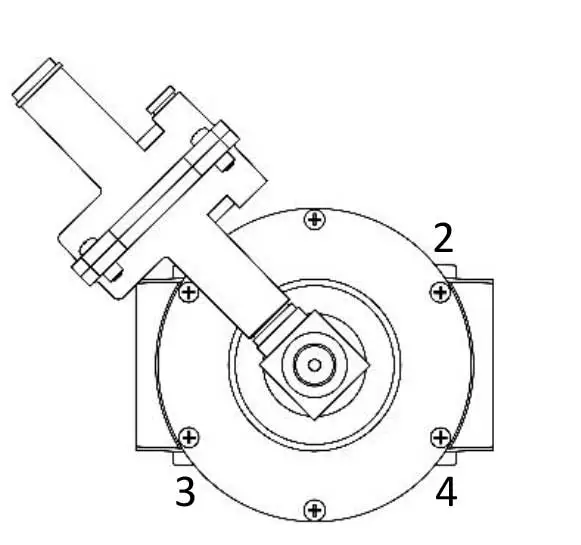 Quick shut-off valve shaft maximum gear stock pressure "2 Model SET275