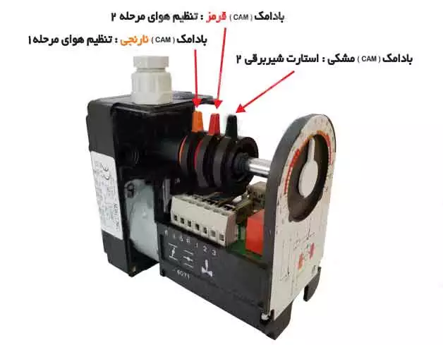 روش نصب موتور دمپر هانیول - کانکترون LKS 160 04