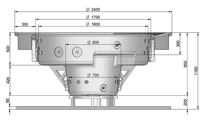 of common and standard dimTypes ensions of jacuzzi tubs