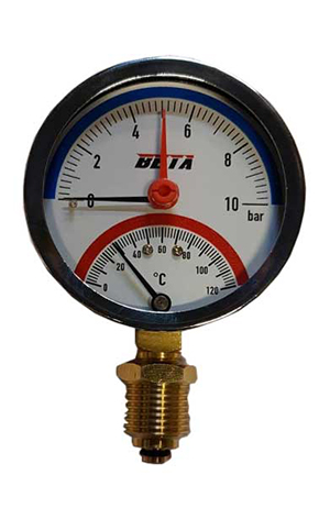 BETA manometer thermometer