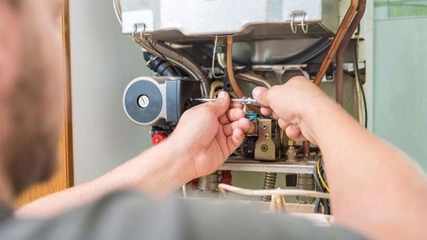 Maintenance of the central heating boiler