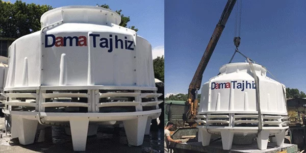 DamaTajhiz circular fiberglass cooling tower DT.C.250