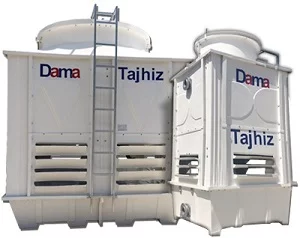 DamaTajhiz fiberglass cubic cooling tower DTC-CO 50