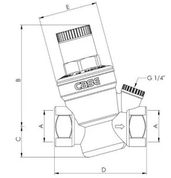 شیر دیافراگمی cs case