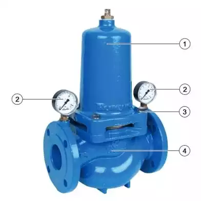 Honeywell flange pressure reducing model D15S-65