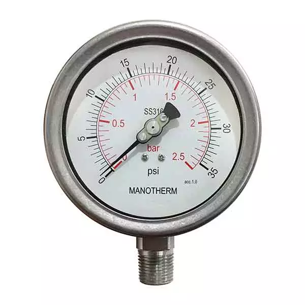 sangan sanat oil manometer pg18 10cm