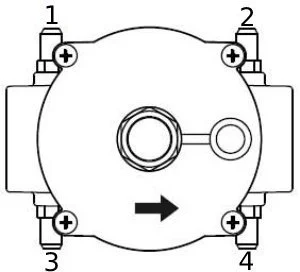 SHEMATIC VIEW OF SETAAK Gas gear lever manual valve "2 Model SET271