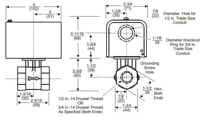 Johnson Control Flow Switch Water Penn F61KB-11C - 2