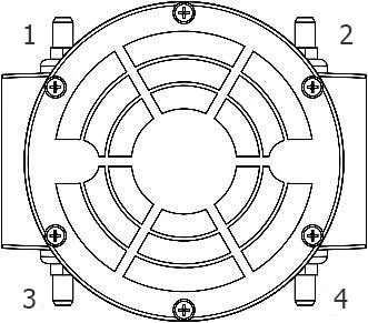 Schematic of Setaak gear gas filter "1 model SET345