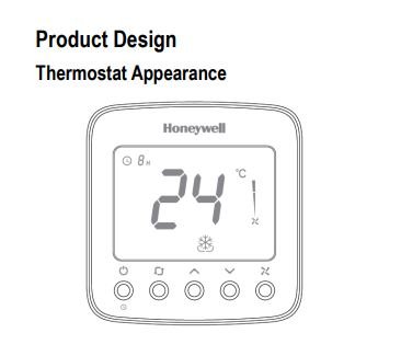 Honeywell digital thermostat Model TF228WN