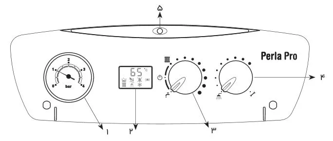 Wall mounted Butane boiler