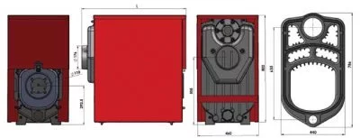 Chauffagekar Solar 300-9 Cast-Iron Boiler