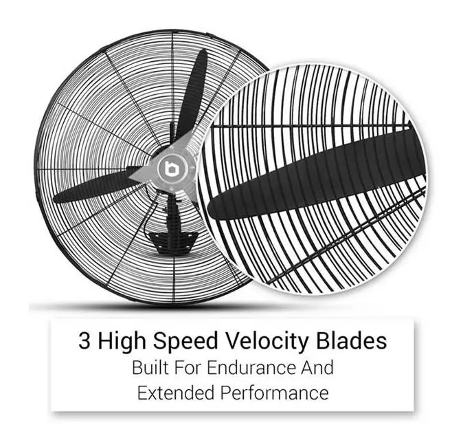 پنکه صنعتی دیواری برنازی مدل BF-W65M