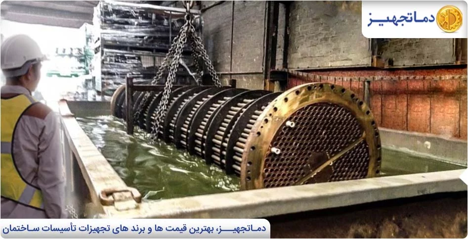 Acid washing heat exchanger