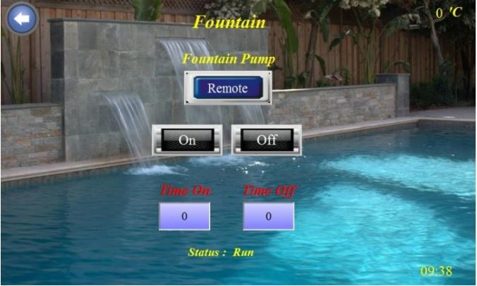 Feryal Pool Intelligent Control System - waterfall
