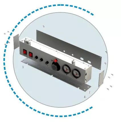 استاندارد پنل پکیج زمینی گرمایشی کالور cp45