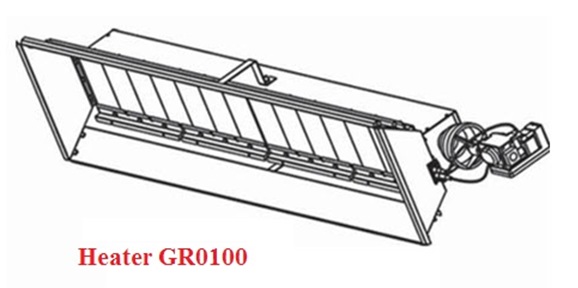 Energy Ceramic Infrared Heater GR0100