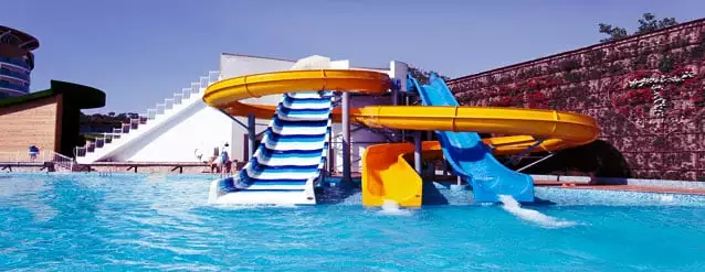 Diving board and pool slide