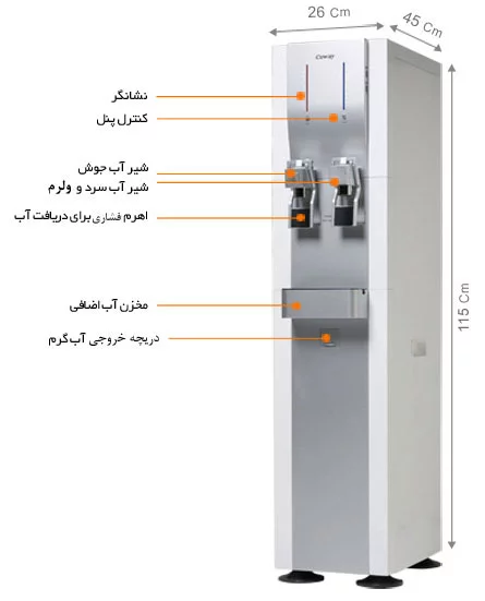 دستگاه تصفیه آب کووی مدل -CHP-06DL