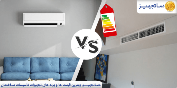 Comparison of electricity consumption of split ac unit with ducted split 